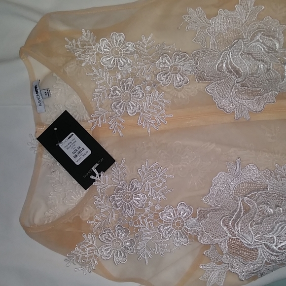 Plus Size Fashion Nova "The Way You Move" Ivory Dress (3X) - Picture 9 of 16